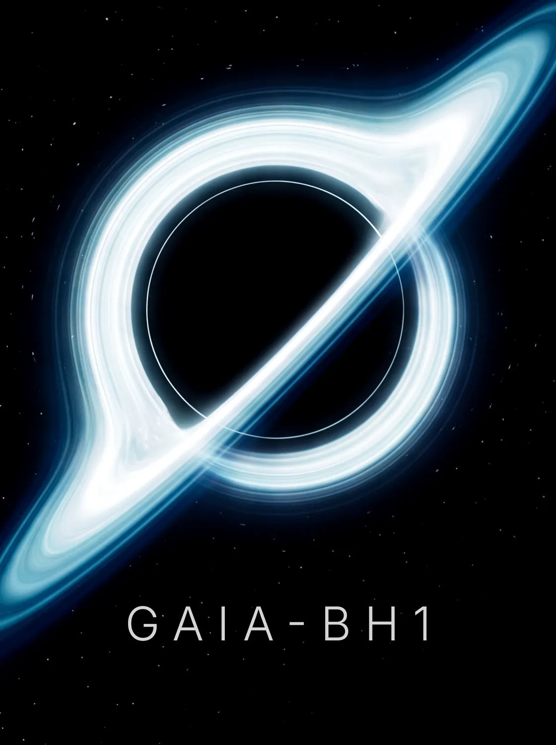 Tableau Gaia BH1 | en Métal Format A3