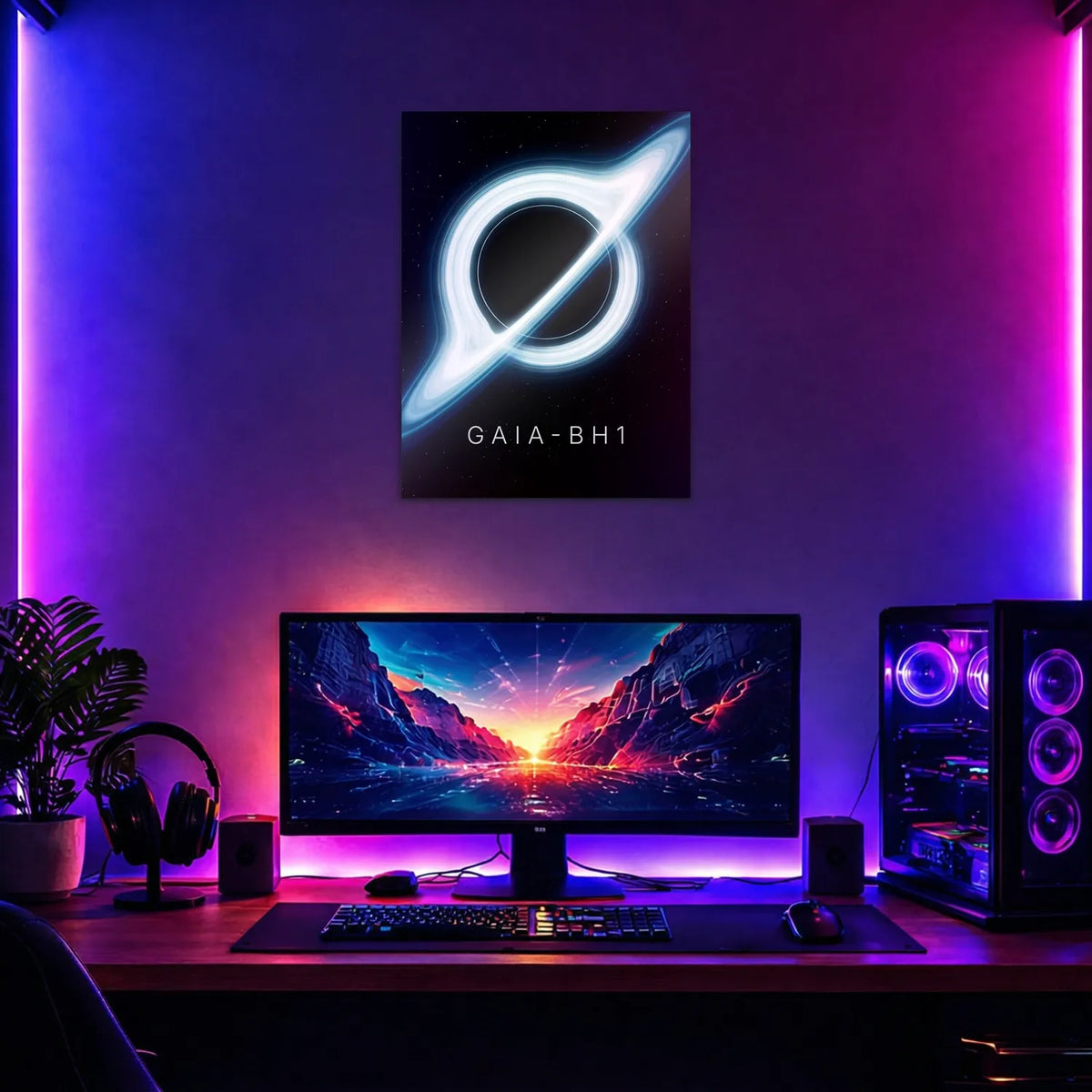 Tableau Gaia BH1 | en Métal Format A3