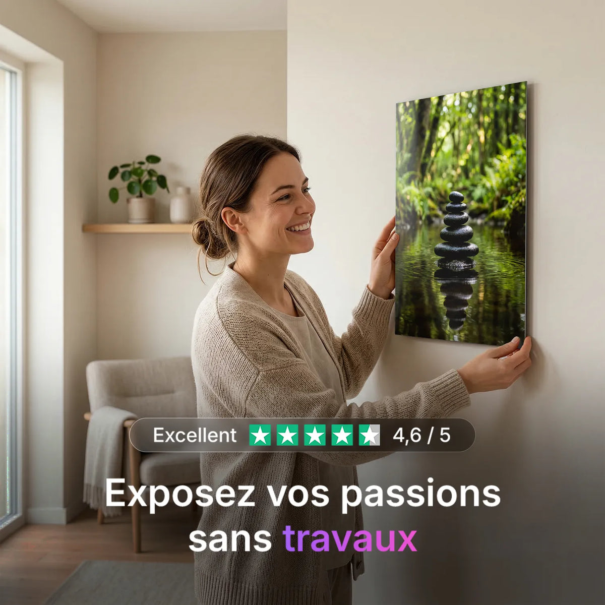 Tableau Château de Galets | en Métal Format A3