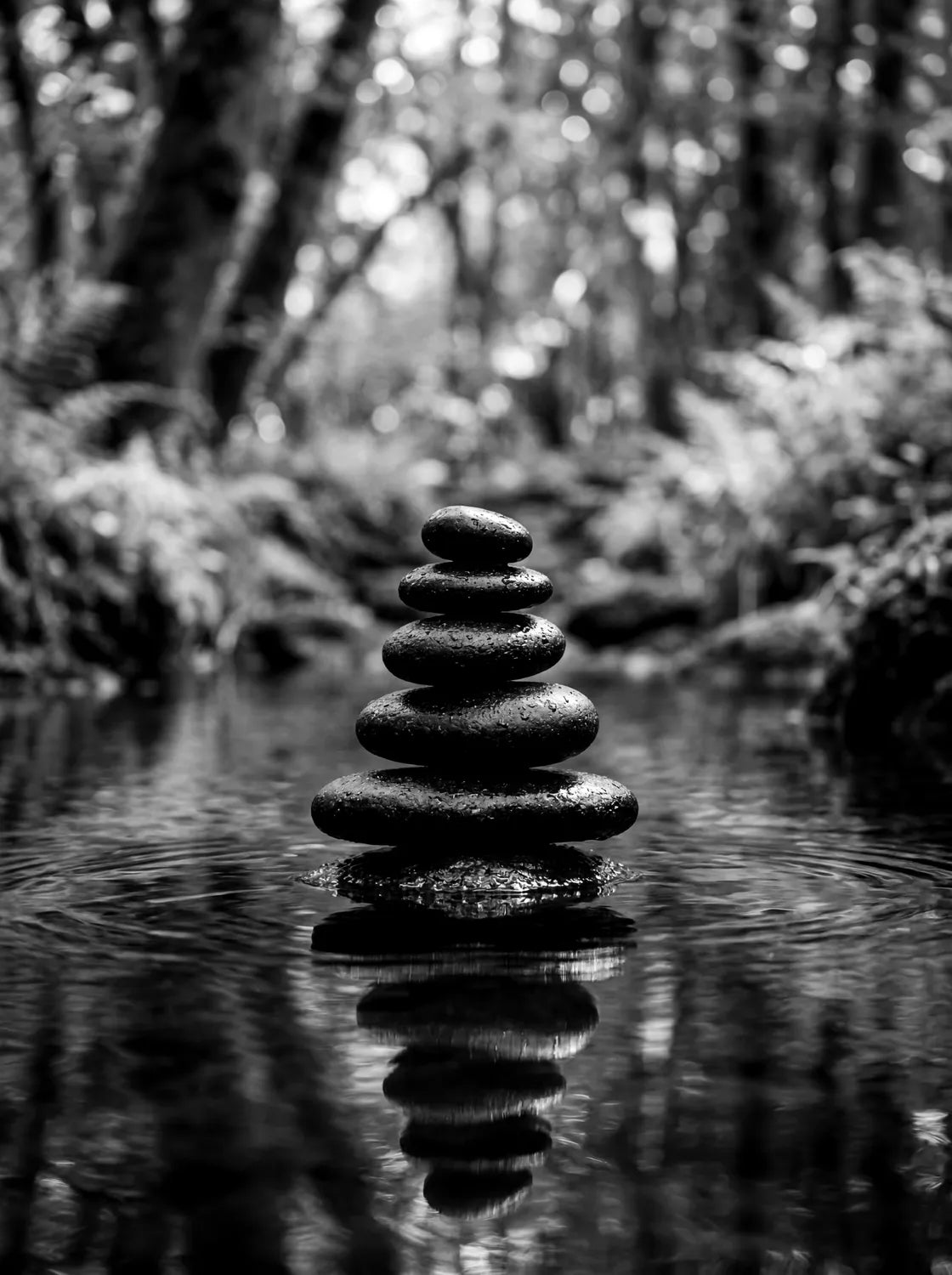 Tableau Château de Galets N&B | en Métal Format A3