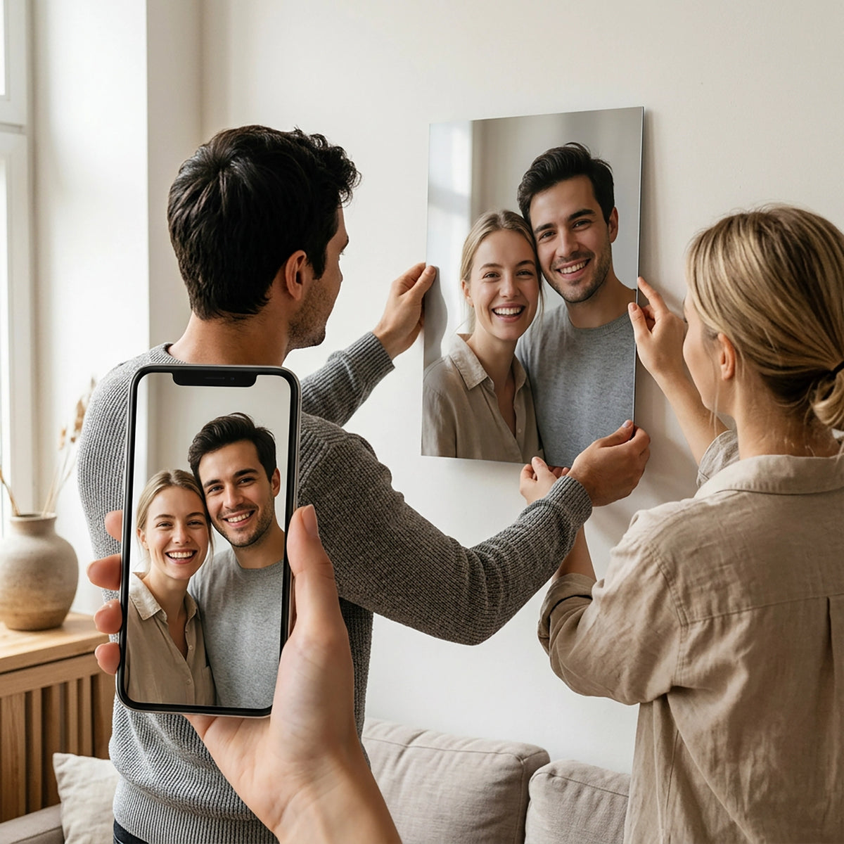 Tableau photo personnalisé | en Métal Format A3