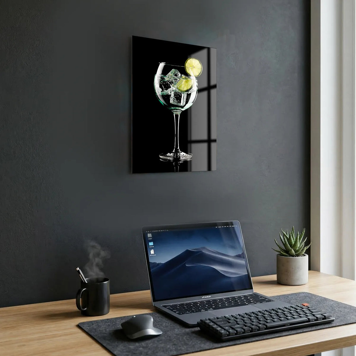 Tableau Gin Tonic | en Métal Format A3