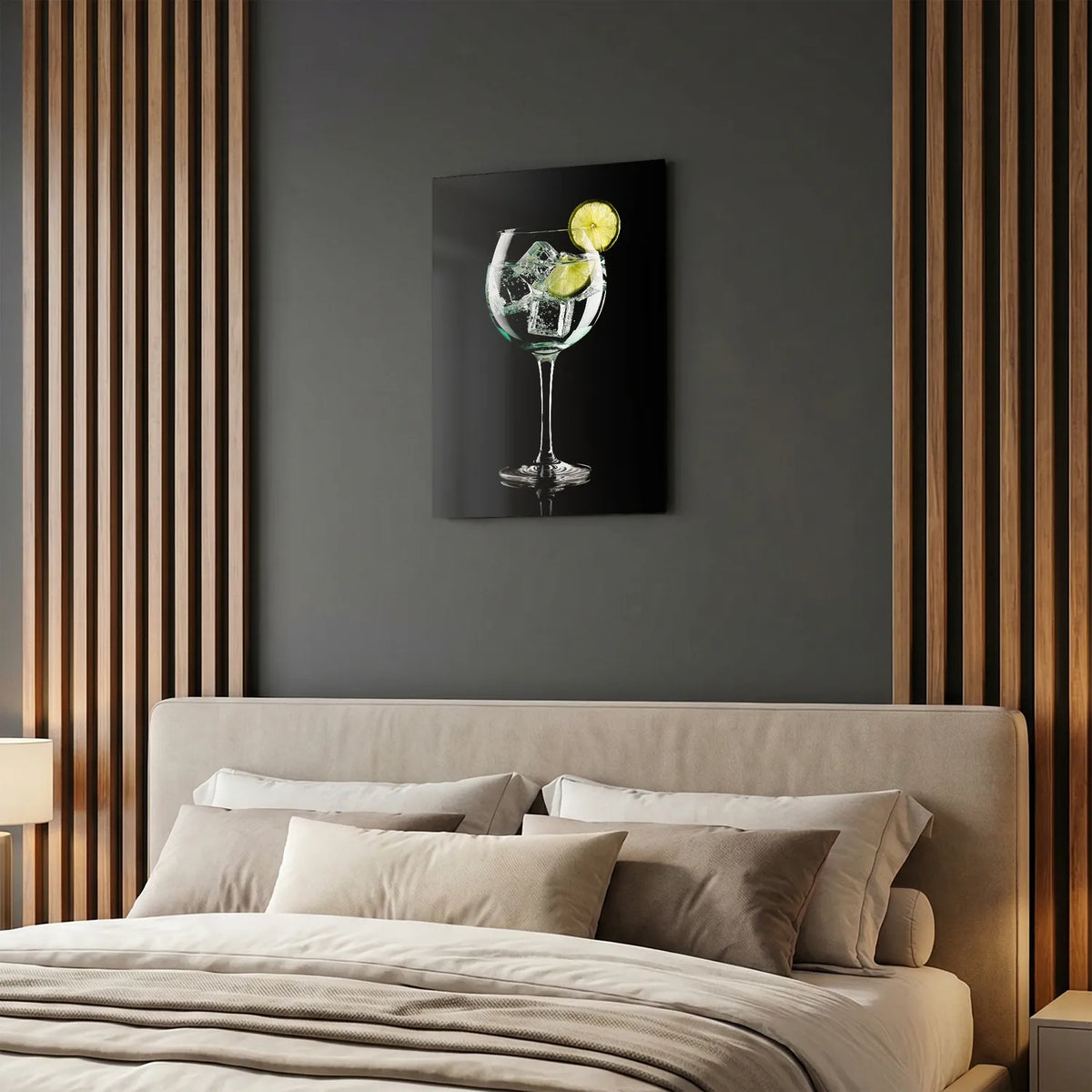Tableau Gin Tonic | en Métal Format A3