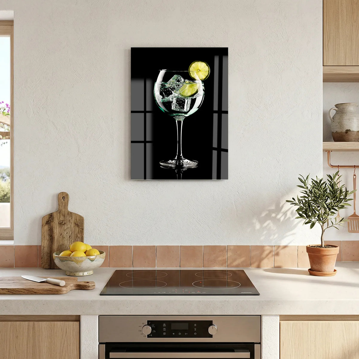 Tableau Gin Tonic | en Métal Format A3
