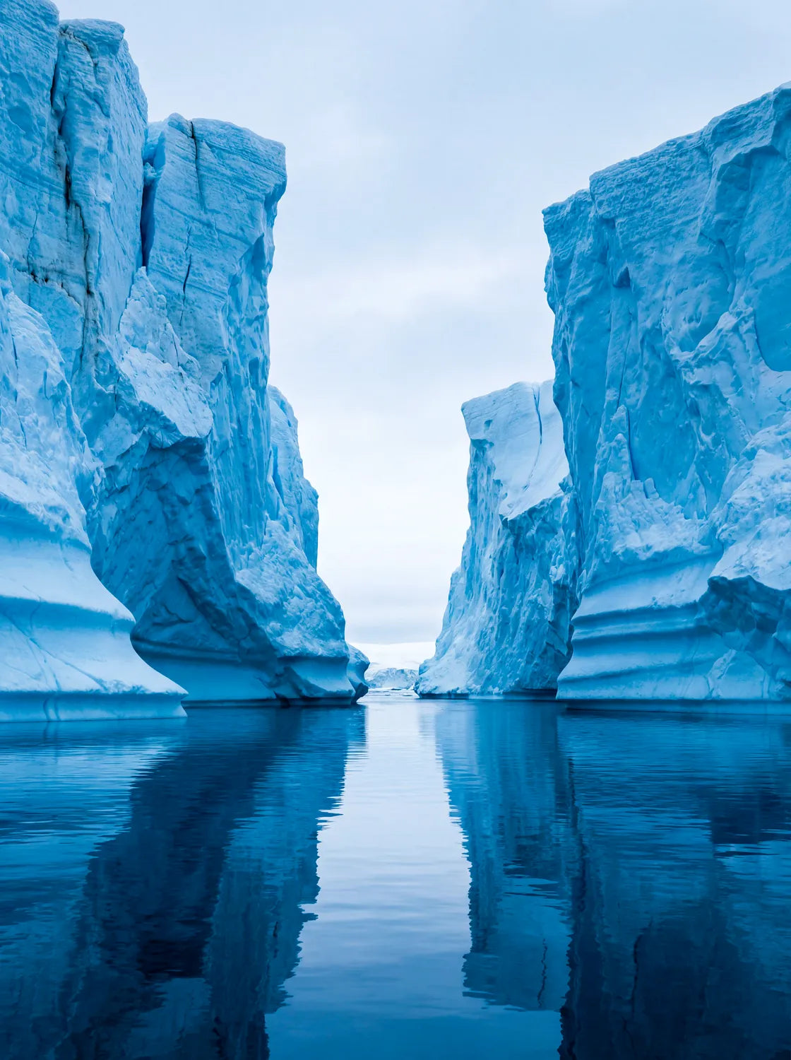 Tableau Glacier | en Métal Format A3