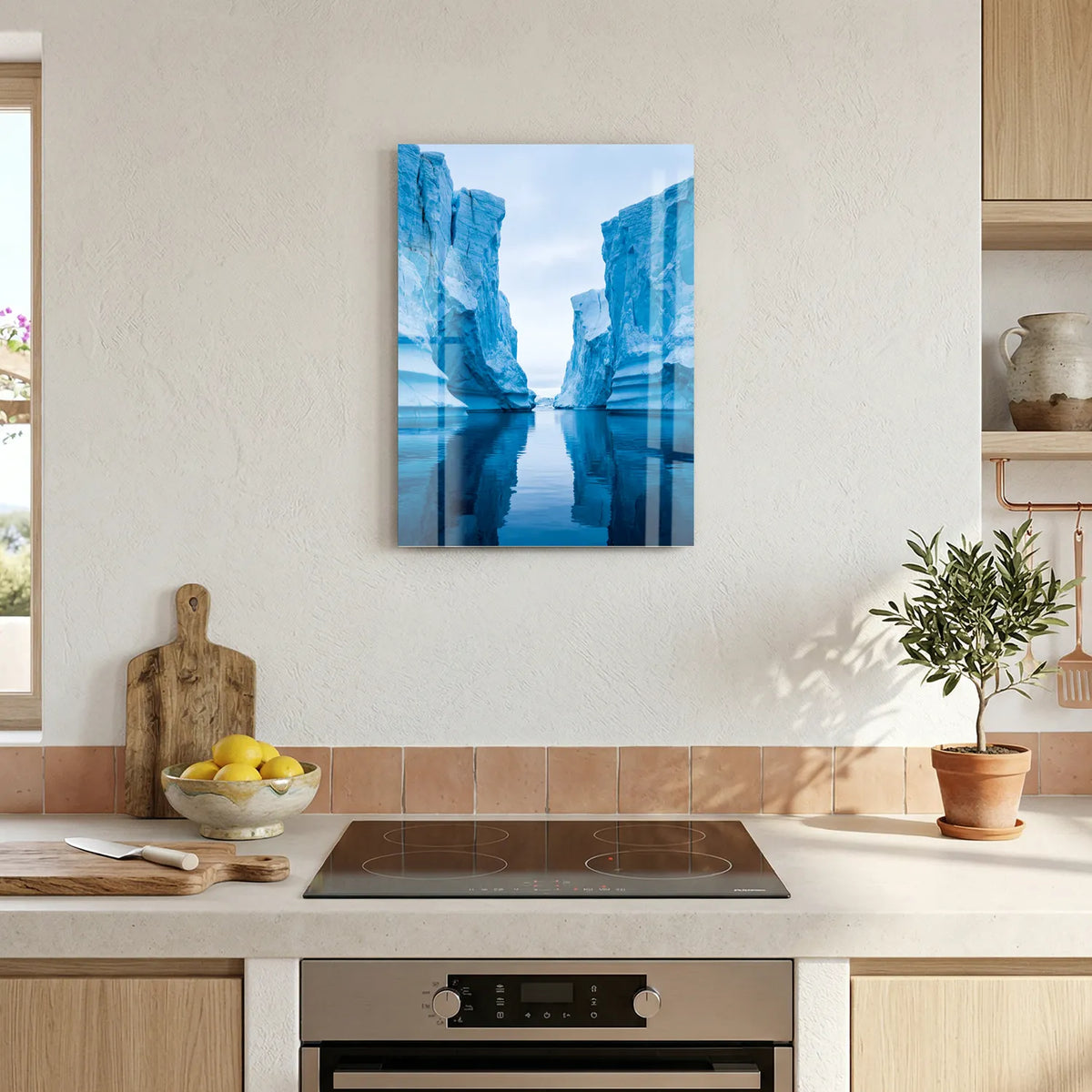 Tableau Glacier | en Métal Format A3