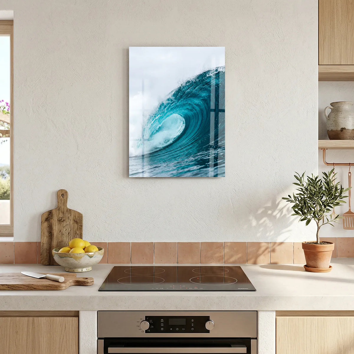 Tableau Vague | en Métal Format A3