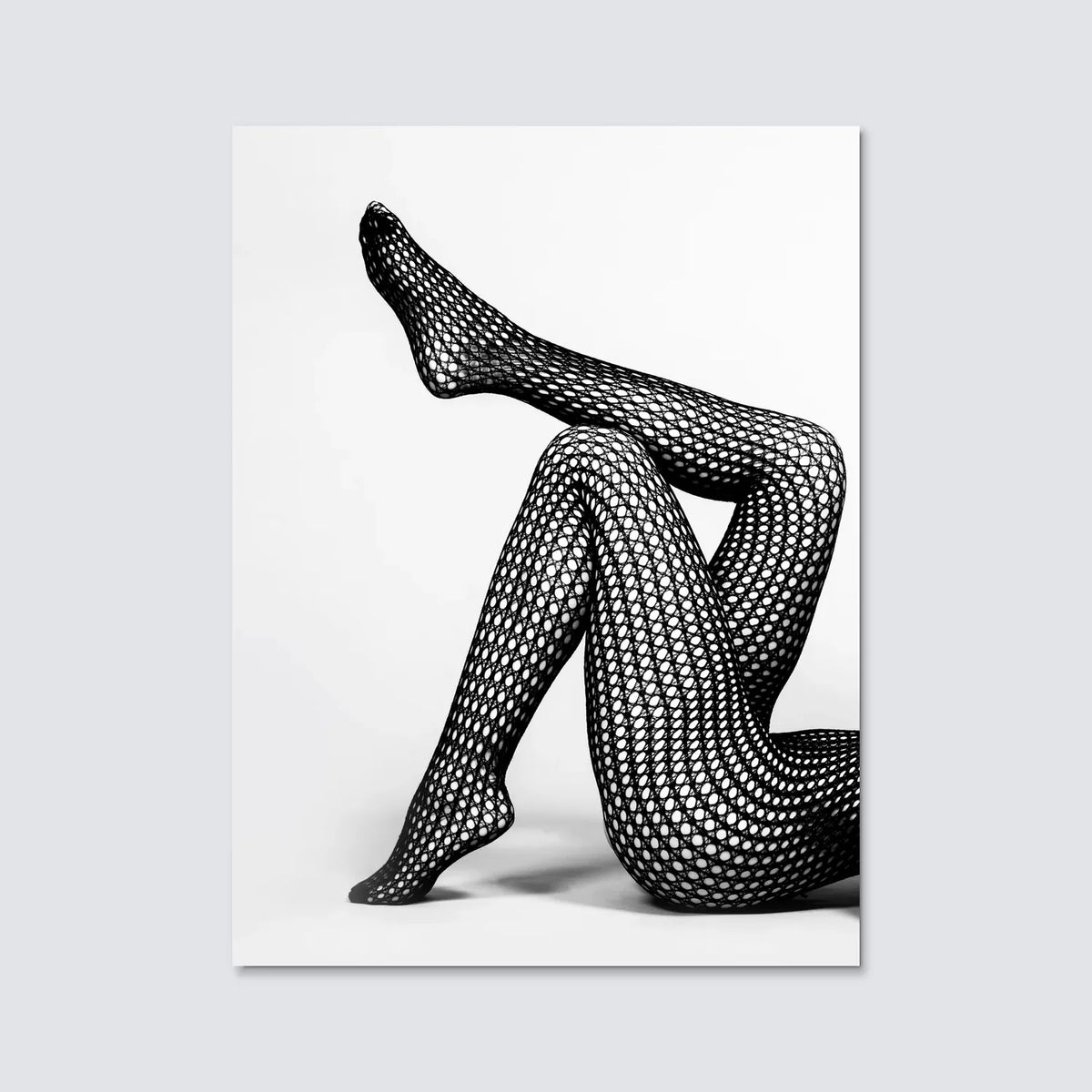 Tableau Filets Noirs | en Métal Format A3