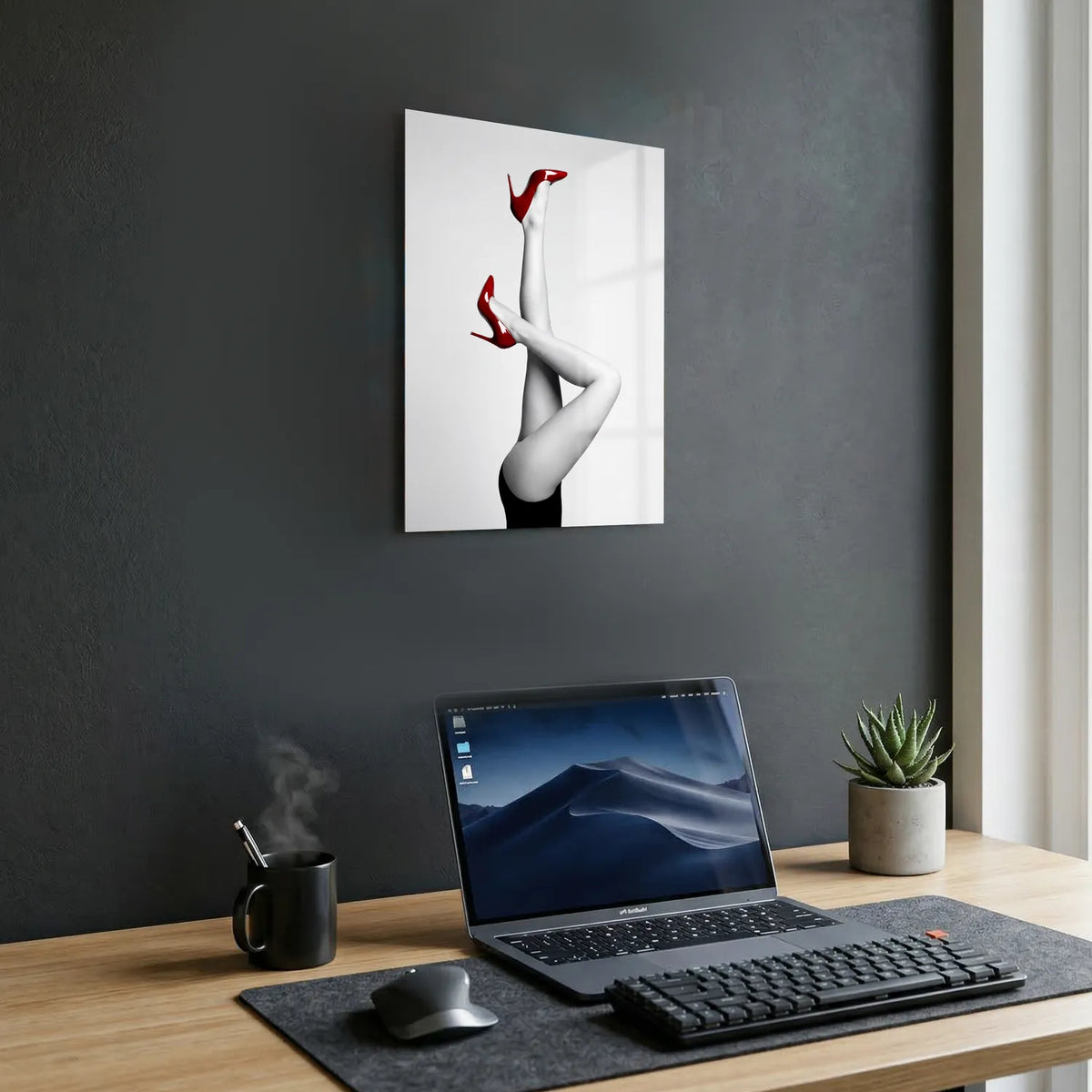 Tableau Talons Rouges Signatures | en Métal Format A3