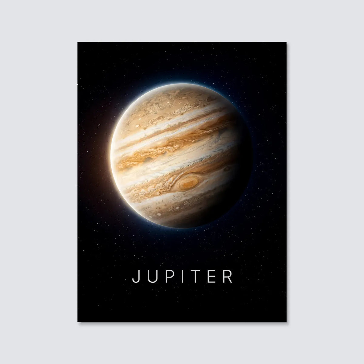 Tableau Jupiter | en Métal Format A3