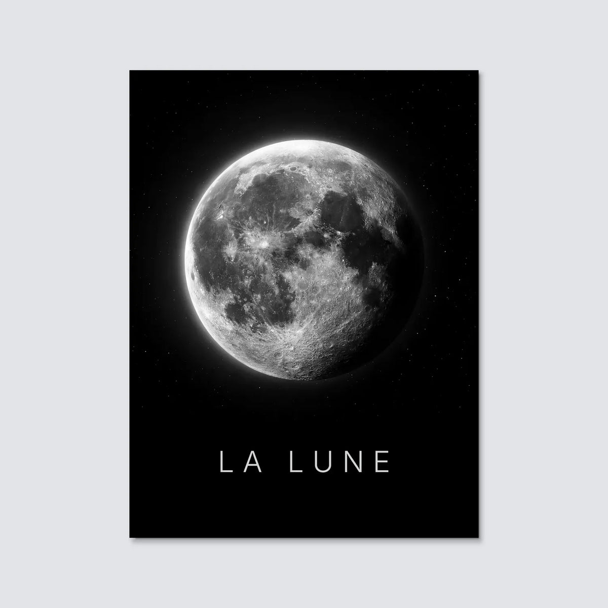 Tableau La Lune | en Métal Format A3