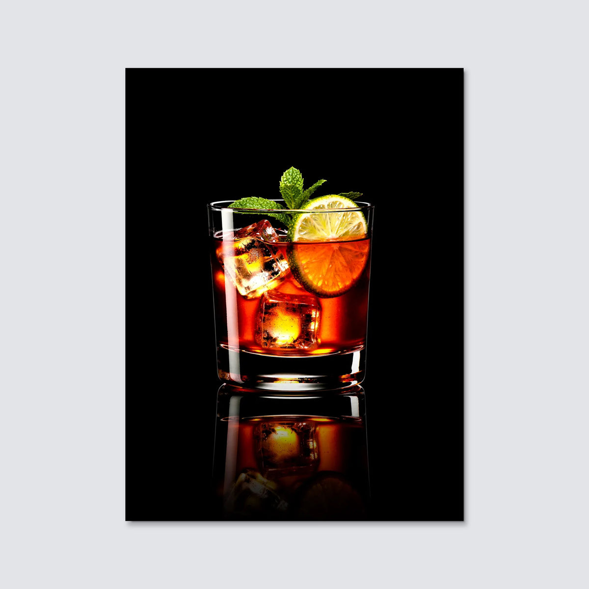 Tableau Mai Tai | en Métal Format A3