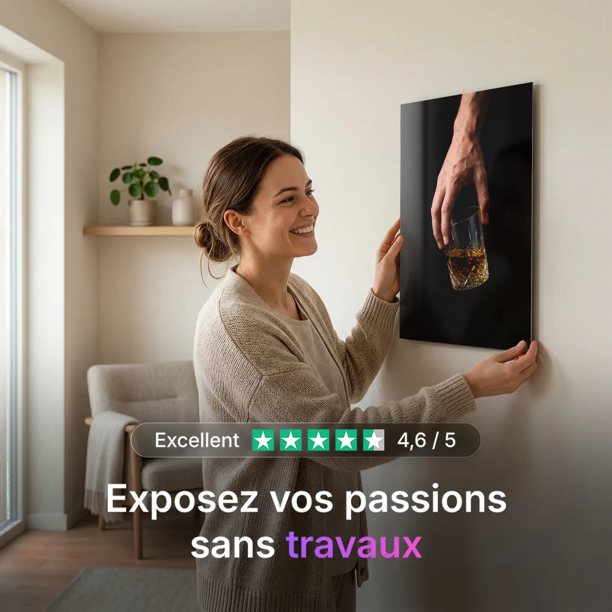 Tableau Héritage | en Métal Format A3