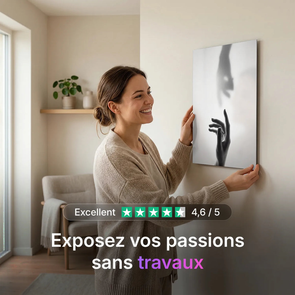 Tableau Connexion | en Métal Format A3