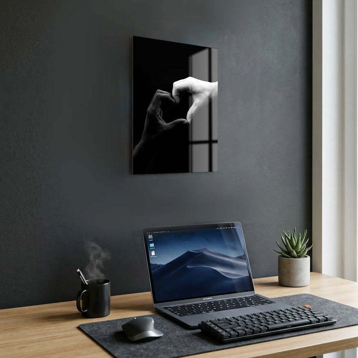 Tableau Union sombre | en Métal Format A3