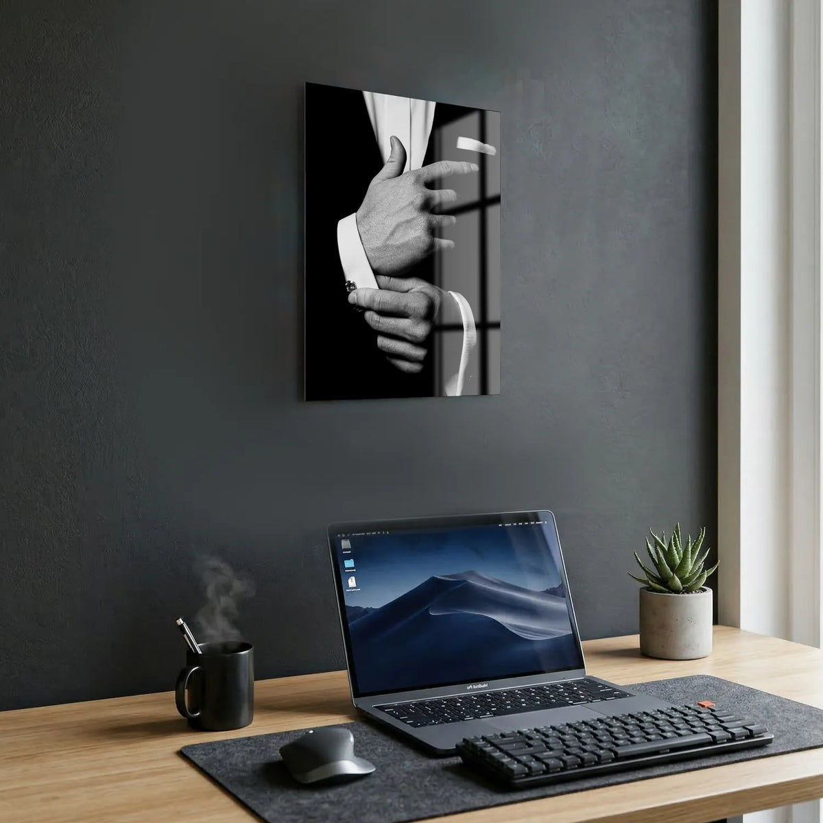 Tableau Gentleman | en Métal Format A3