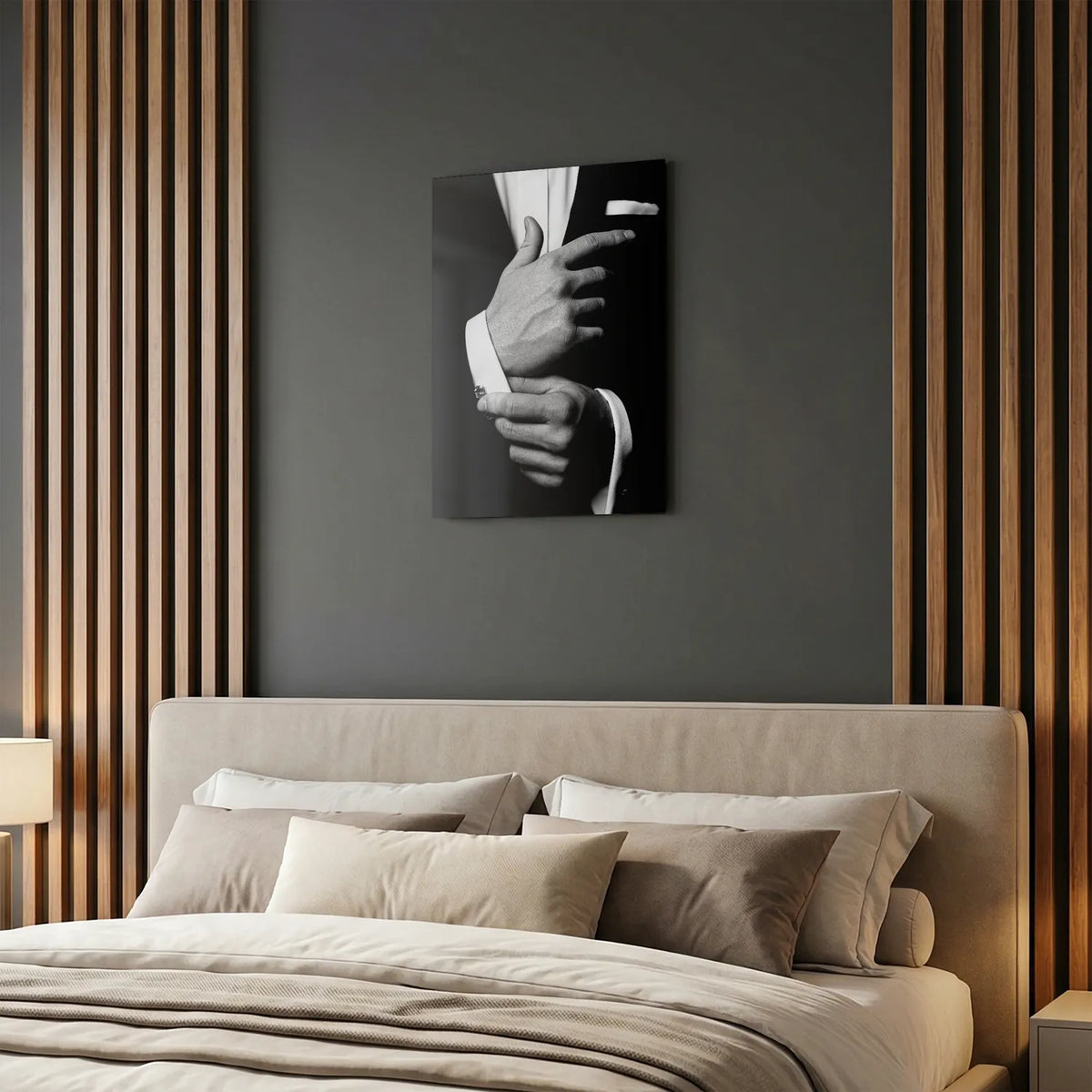 Tableau Gentleman | en Métal Format A3