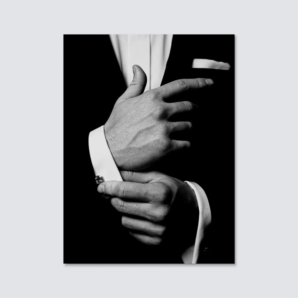 Tableau Gentleman | en Métal Format A3
