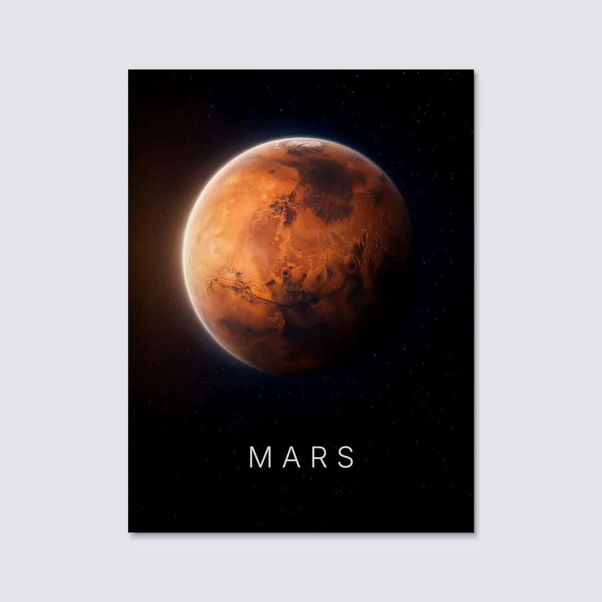 Tableau Mars | en Métal Format A3