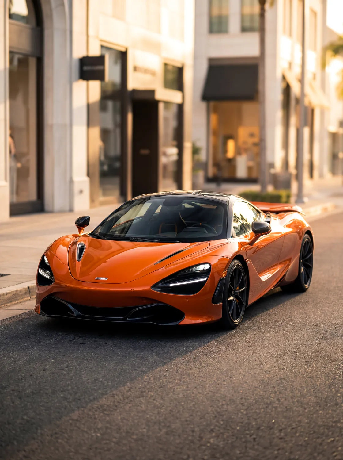 Tableau McLaren 720S — Haussmannien | en Métal Format A3