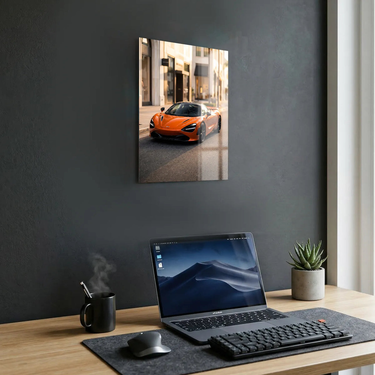 Tableau McLaren 720S — Haussmannien | en Métal Format A3