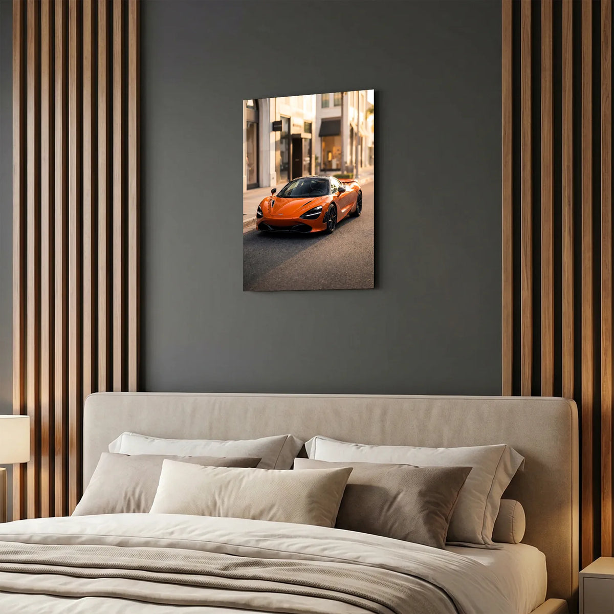 Tableau McLaren 720S — Haussmannien | en Métal Format A3
