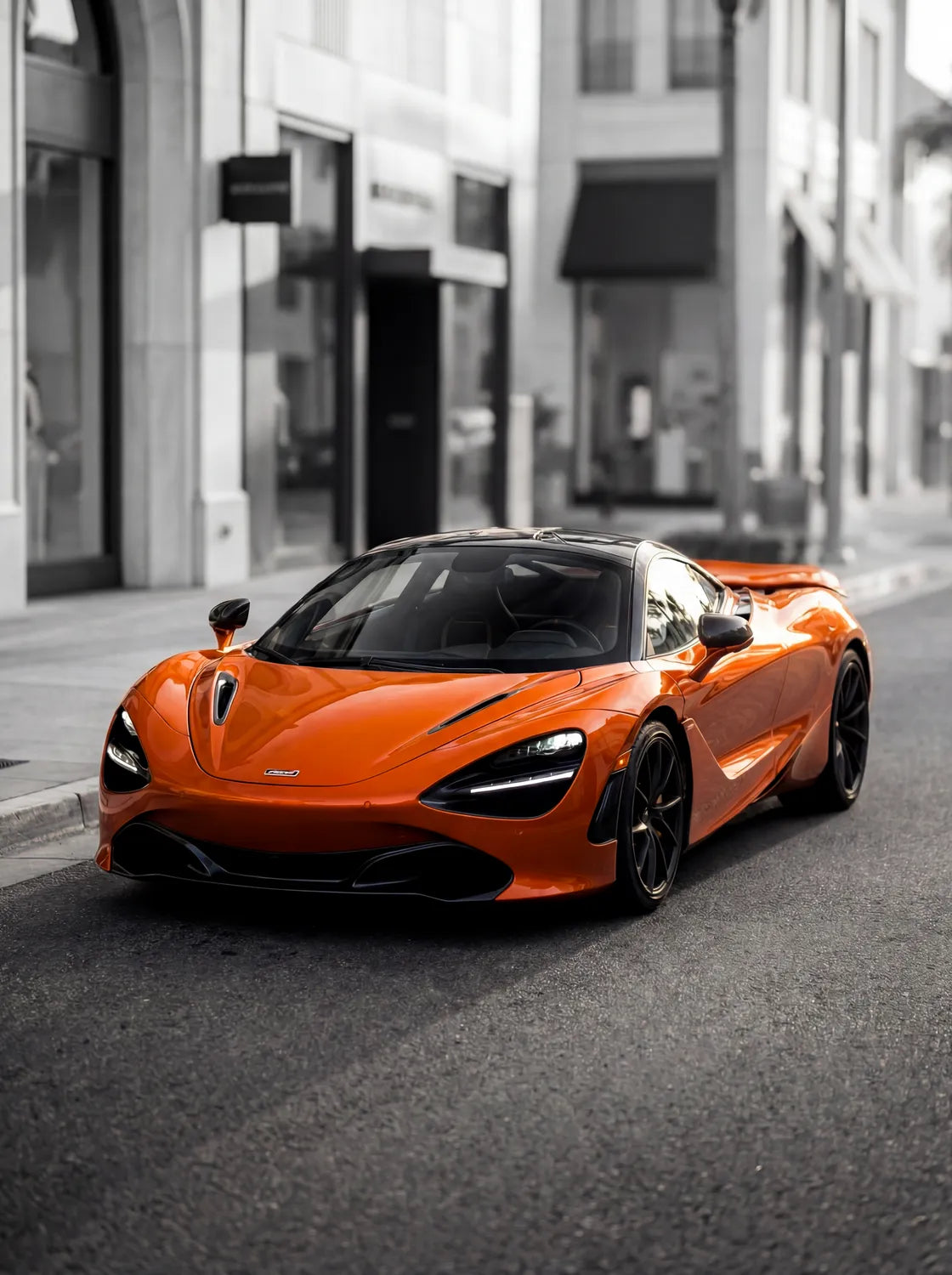 Tableau McLaren 720S — Haussmannien | en Métal Format A3