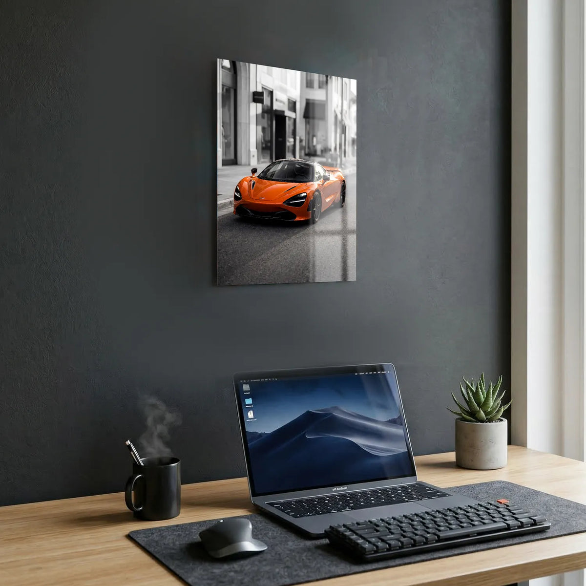 Tableau McLaren 720S — Haussmannien | en Métal Format A3