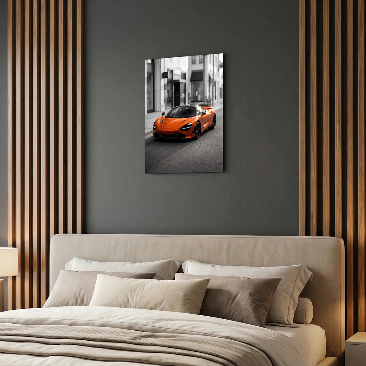 Tableau McLaren 720S — Haussmannien | en Métal Format A3