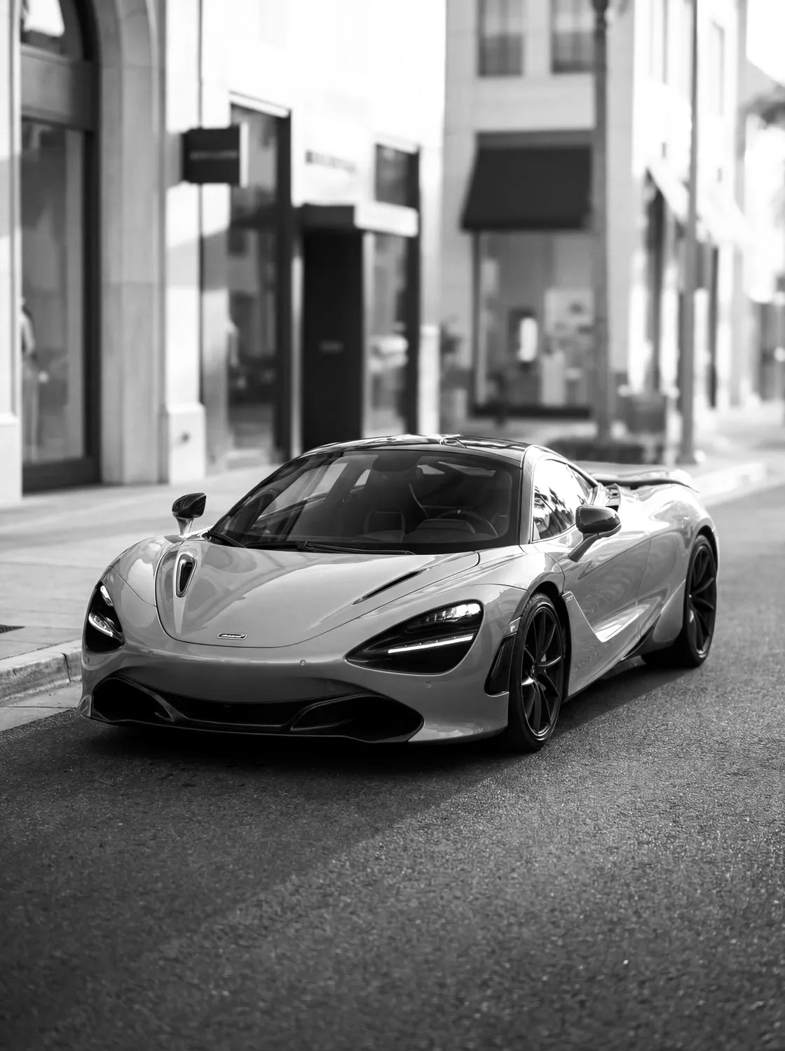 Tableau McLaren 720S — Haussmannien | en Métal Format A3