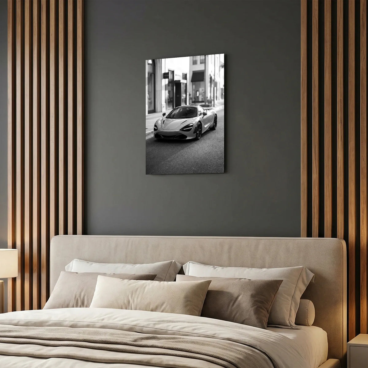 Tableau McLaren 720S — Haussmannien | en Métal Format A3