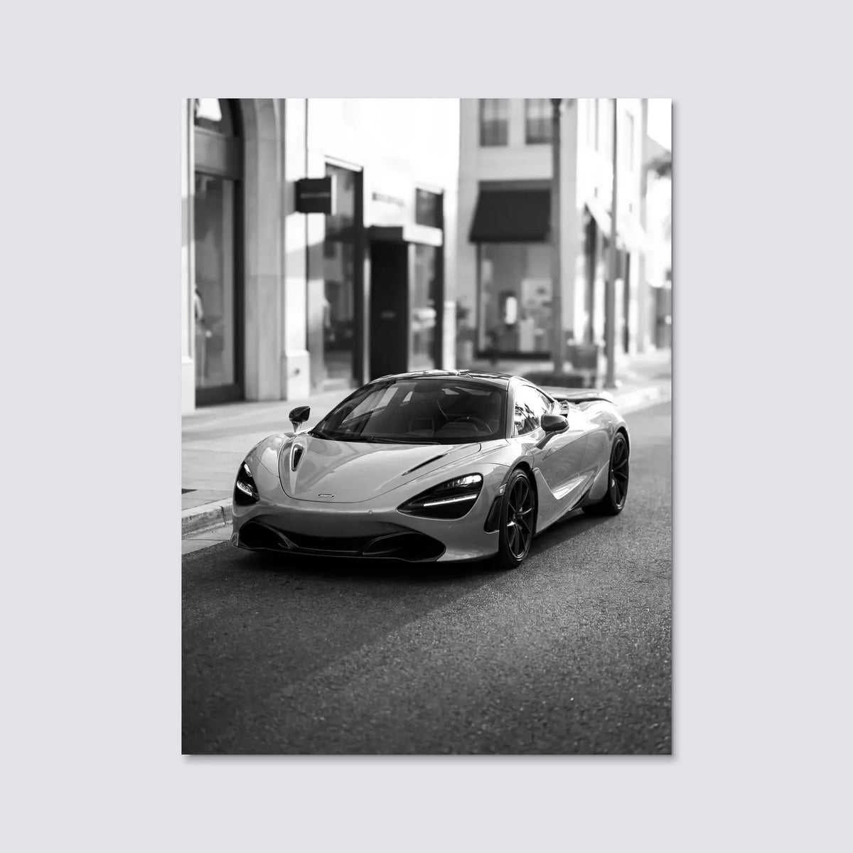 Tableau McLaren 720S — Haussmannien | en Métal Format A3