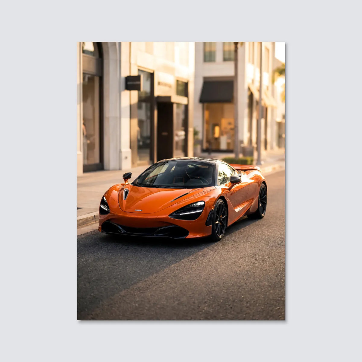 Tableau McLaren 720S — Haussmannien | en Métal Format A3