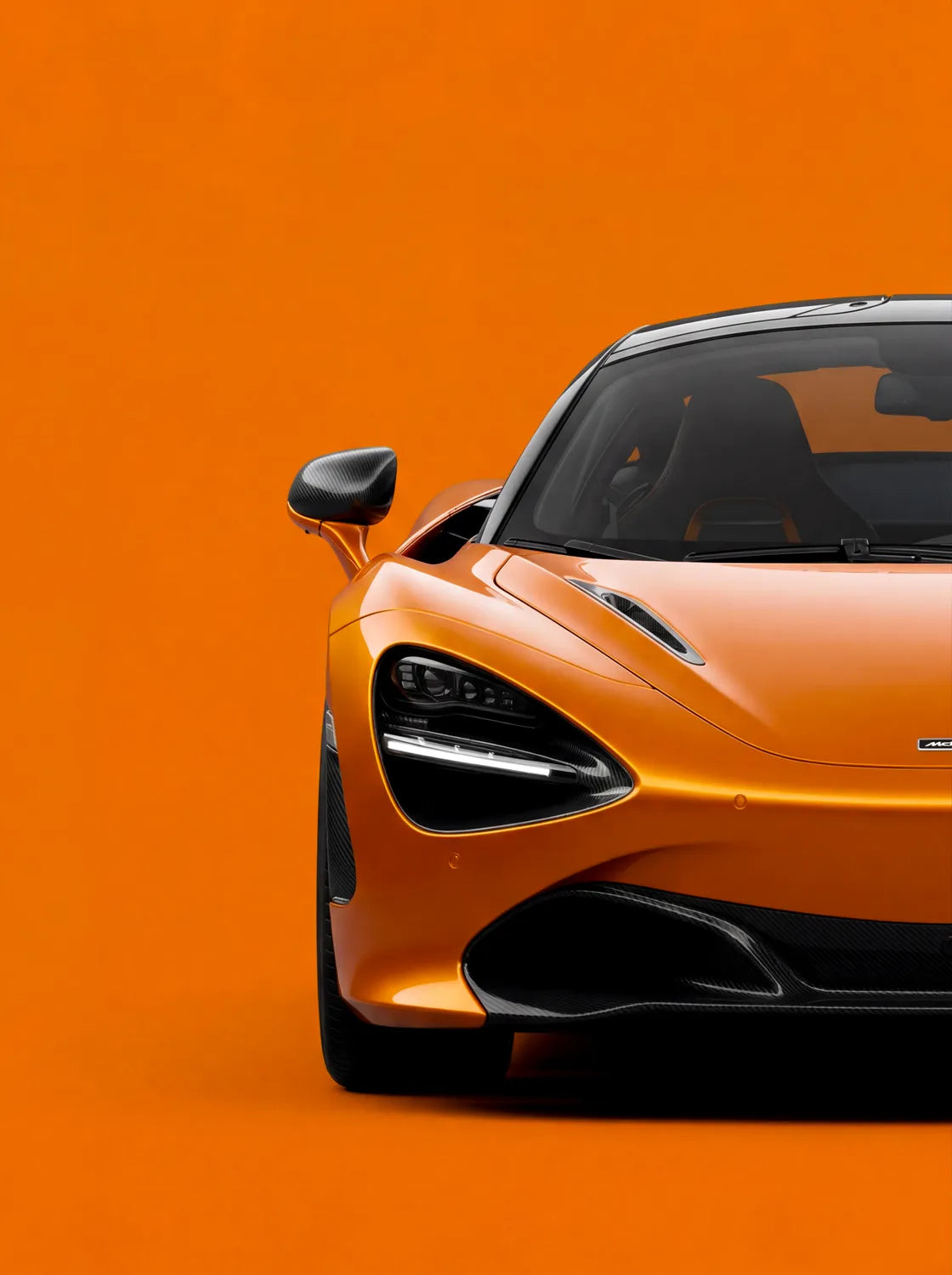Tableau McLaren 720S — Signature | en Métal Format A3