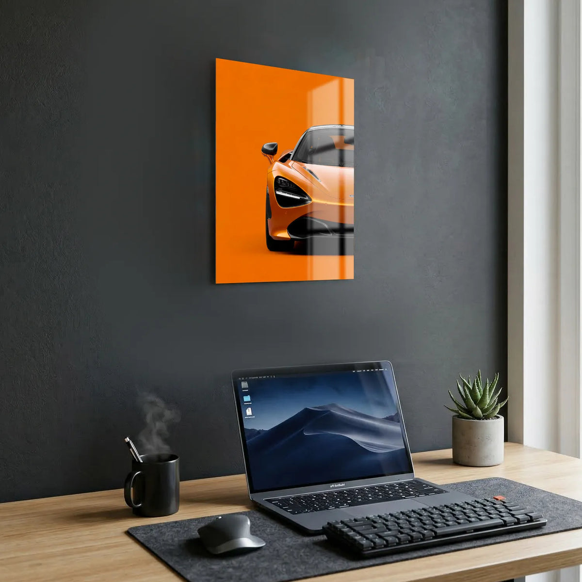 Tableau McLaren 720S — Signature | en Métal Format A3