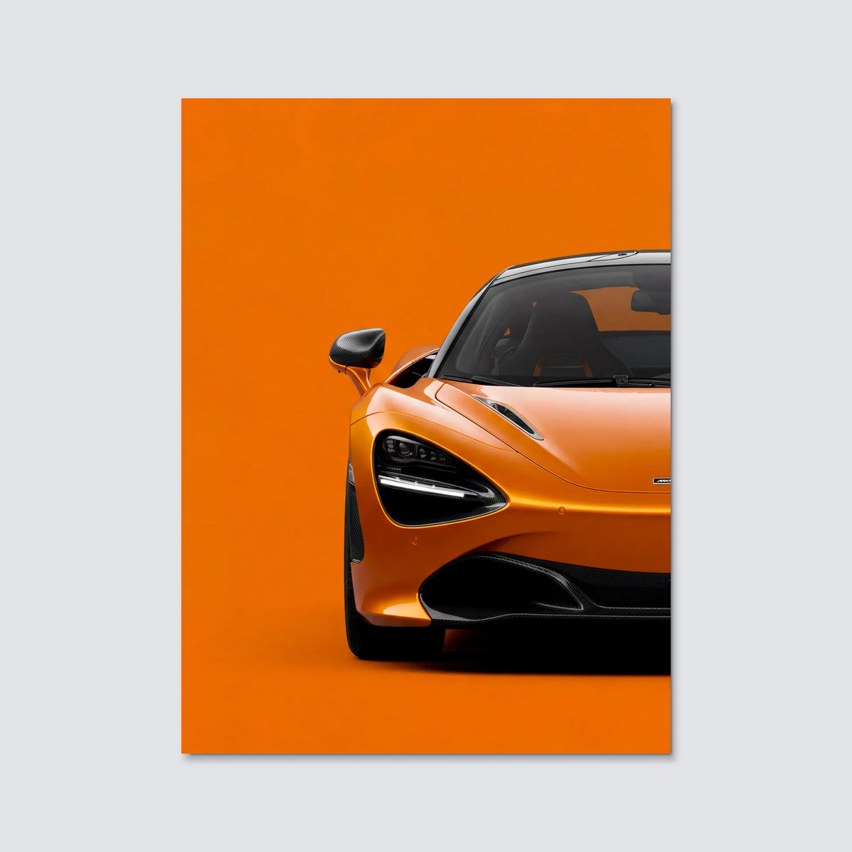 Tableau McLaren 720S — Signature | en Métal Format A3