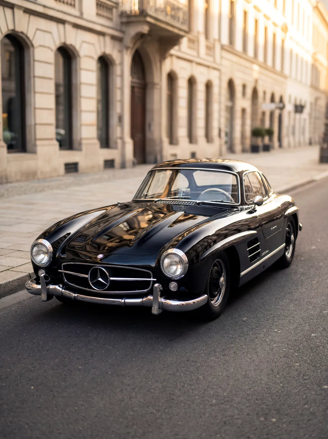 Tableau Mercedes Benz 300 SL Gullwing — Haussmannien | en Métal Format A3