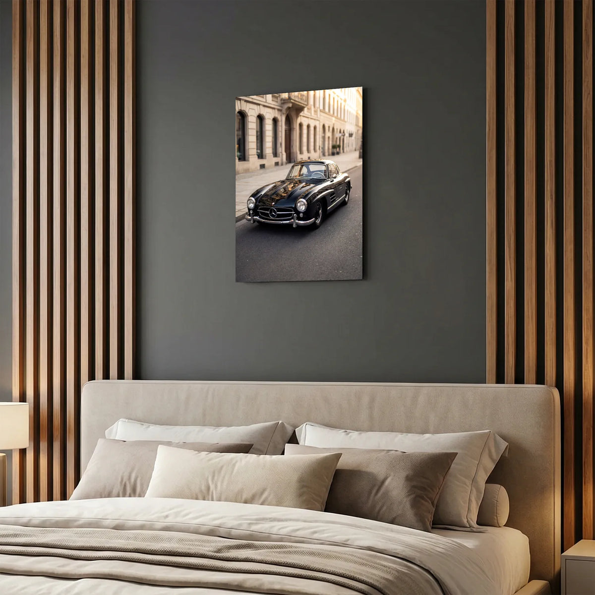 Tableau Mercedes Benz 300 SL Gullwing — Haussmannien | en Métal Format A3