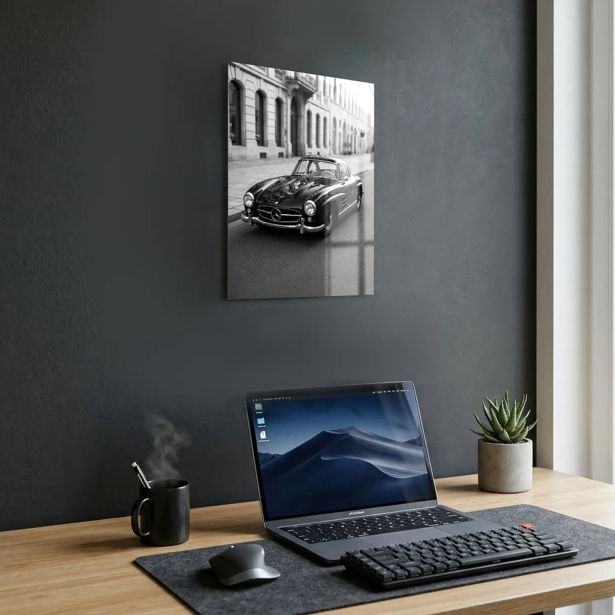 Tableau Mercedes Benz 300 SL Gullwing — Haussmannien | en Métal Format A3