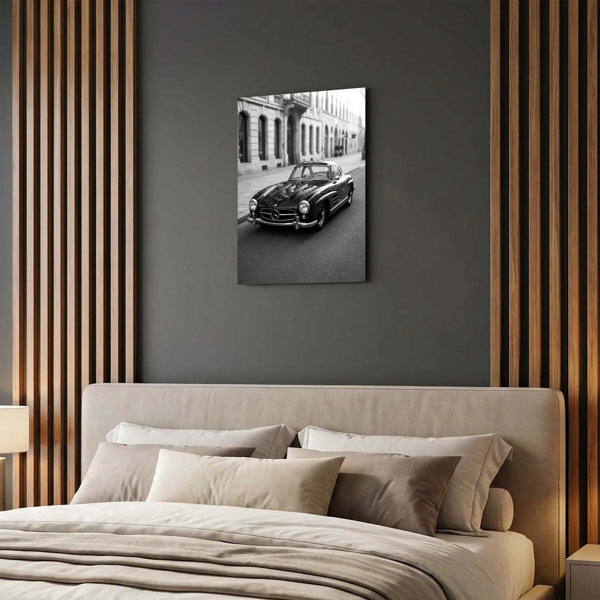 Tableau Mercedes Benz 300 SL Gullwing — Haussmannien | en Métal Format A3
