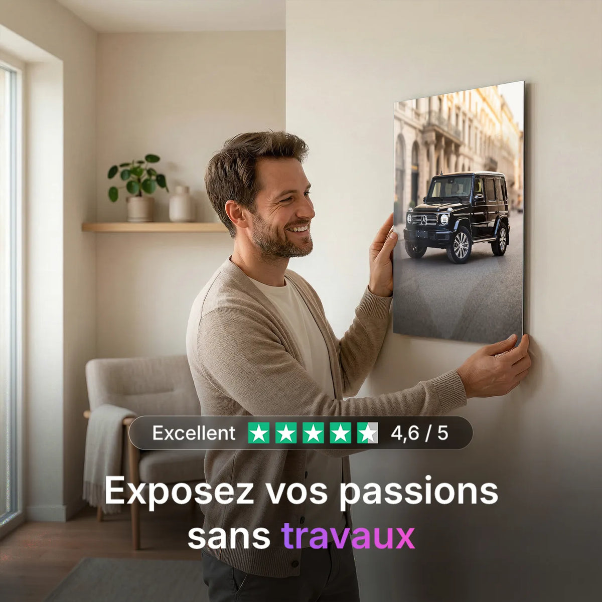 Tableau Mercedes classe G — Haussmannien | en Métal Format A3
