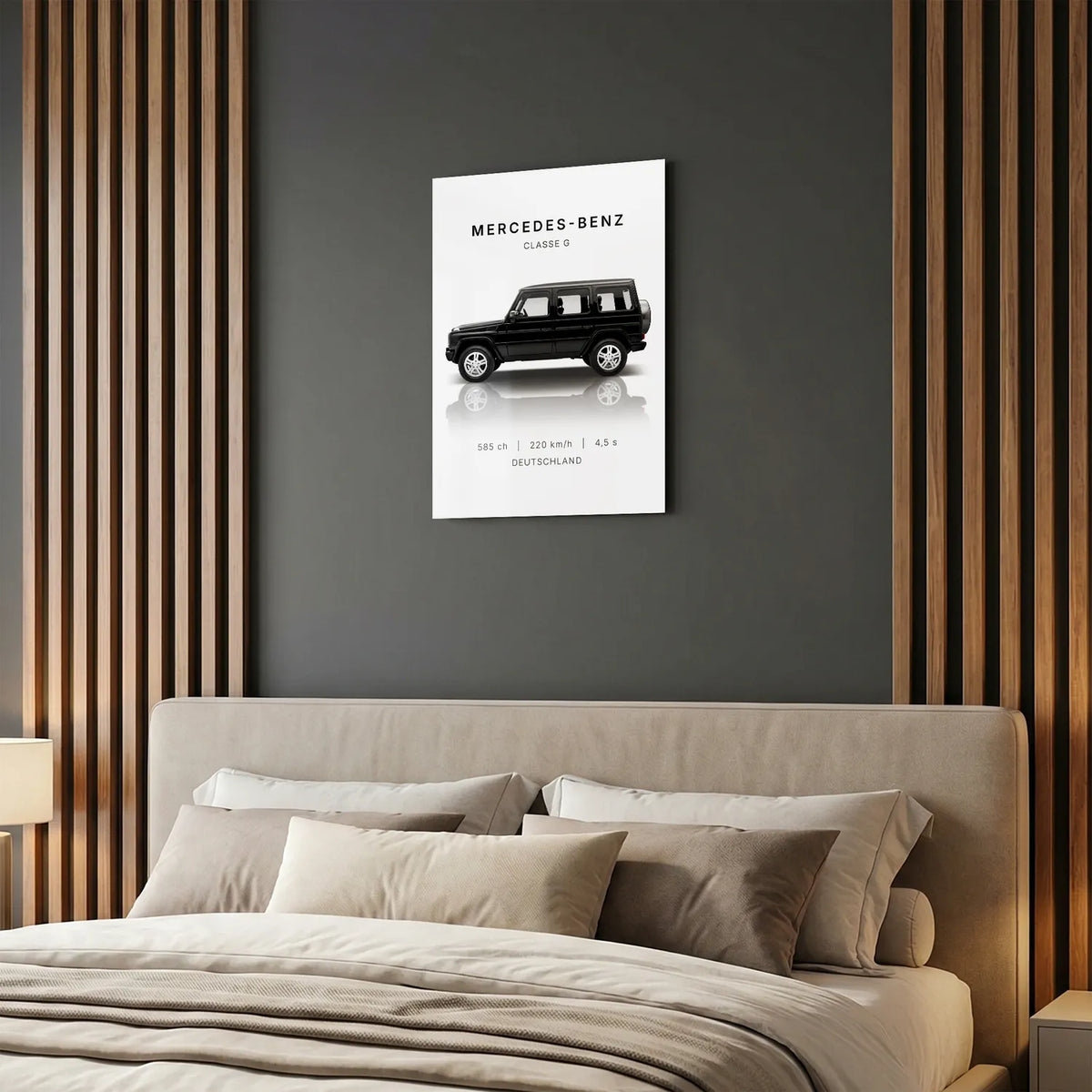 Tableau Mercedes classe G — Performances | en Métal Format A3