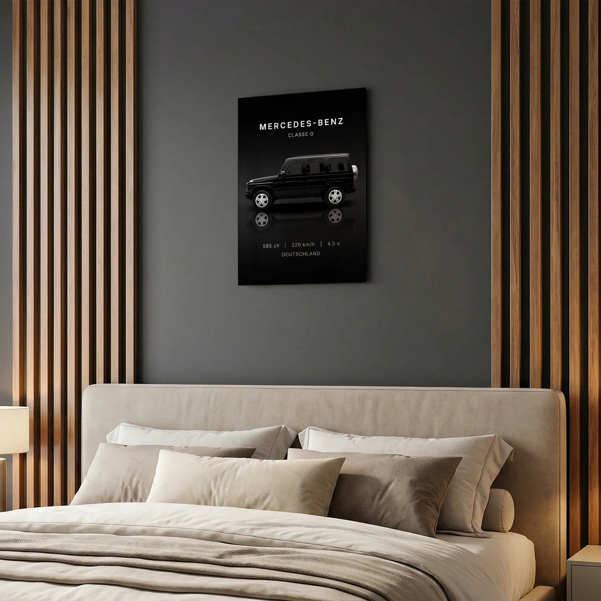 Tableau Mercedes classe G — Performances | en Métal Format A3
