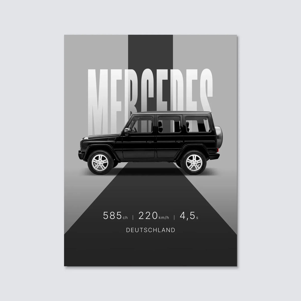 Tableau Mercedes classe G — Studio | en Métal Format A3