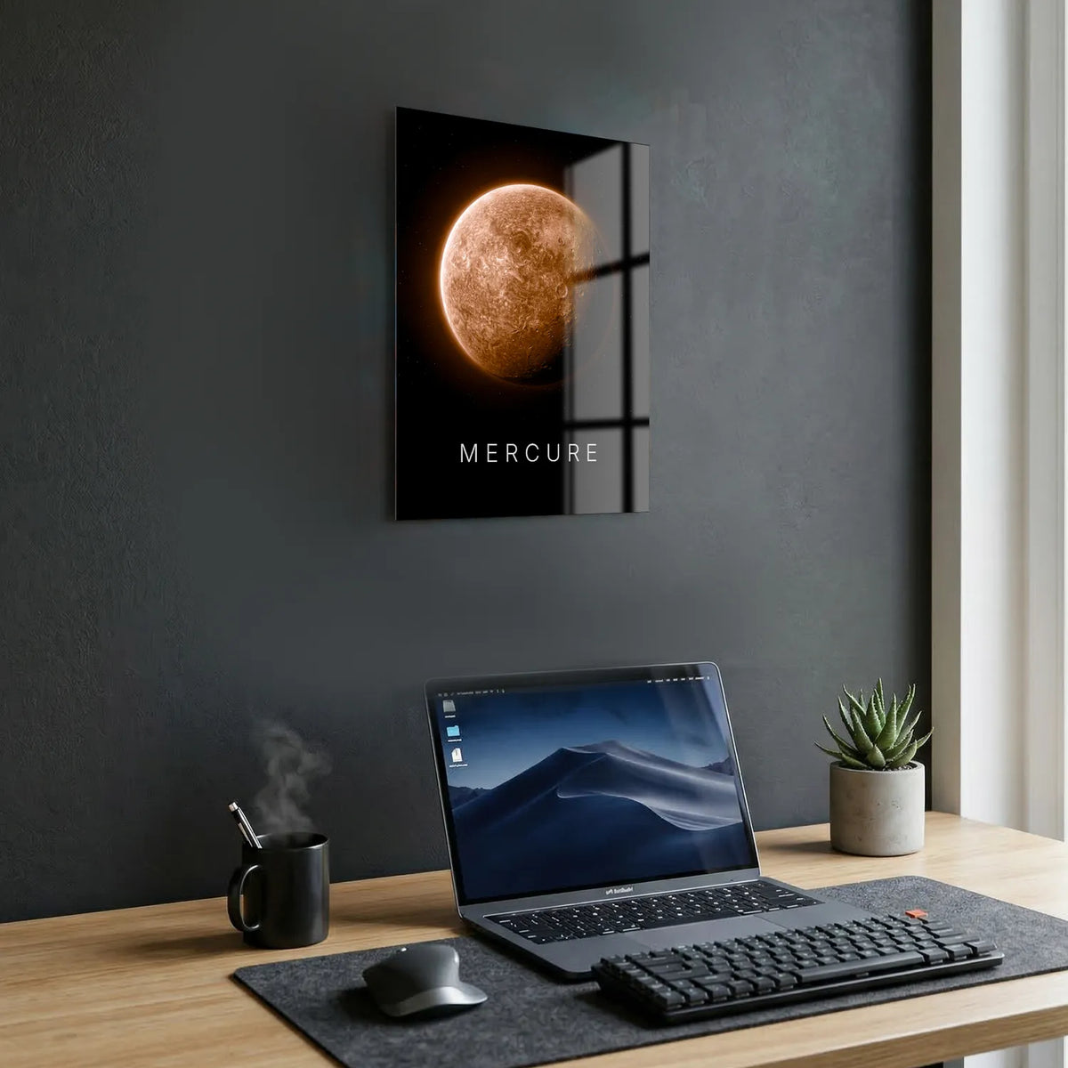 Tableau Mercure | en Métal Format A3