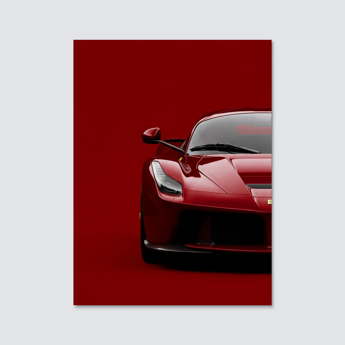 Tableau Ferrari LaFerrari — Signature | en Métal Format A3