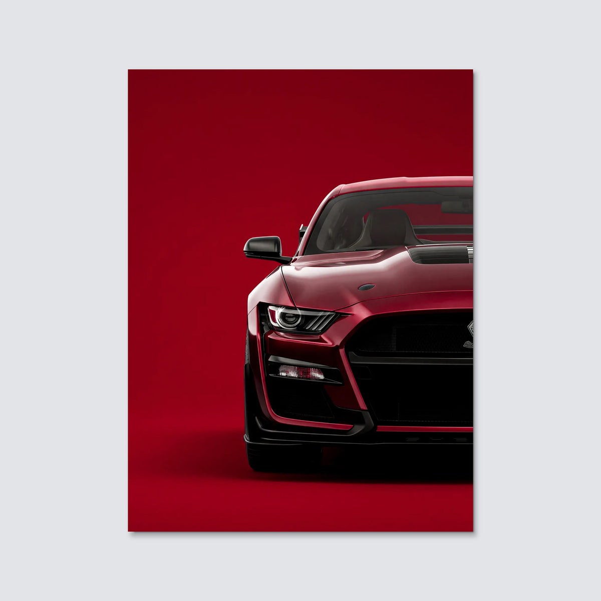 Tableau Ford Mustang Shelby GT500 — Signature | en Métal Format A3