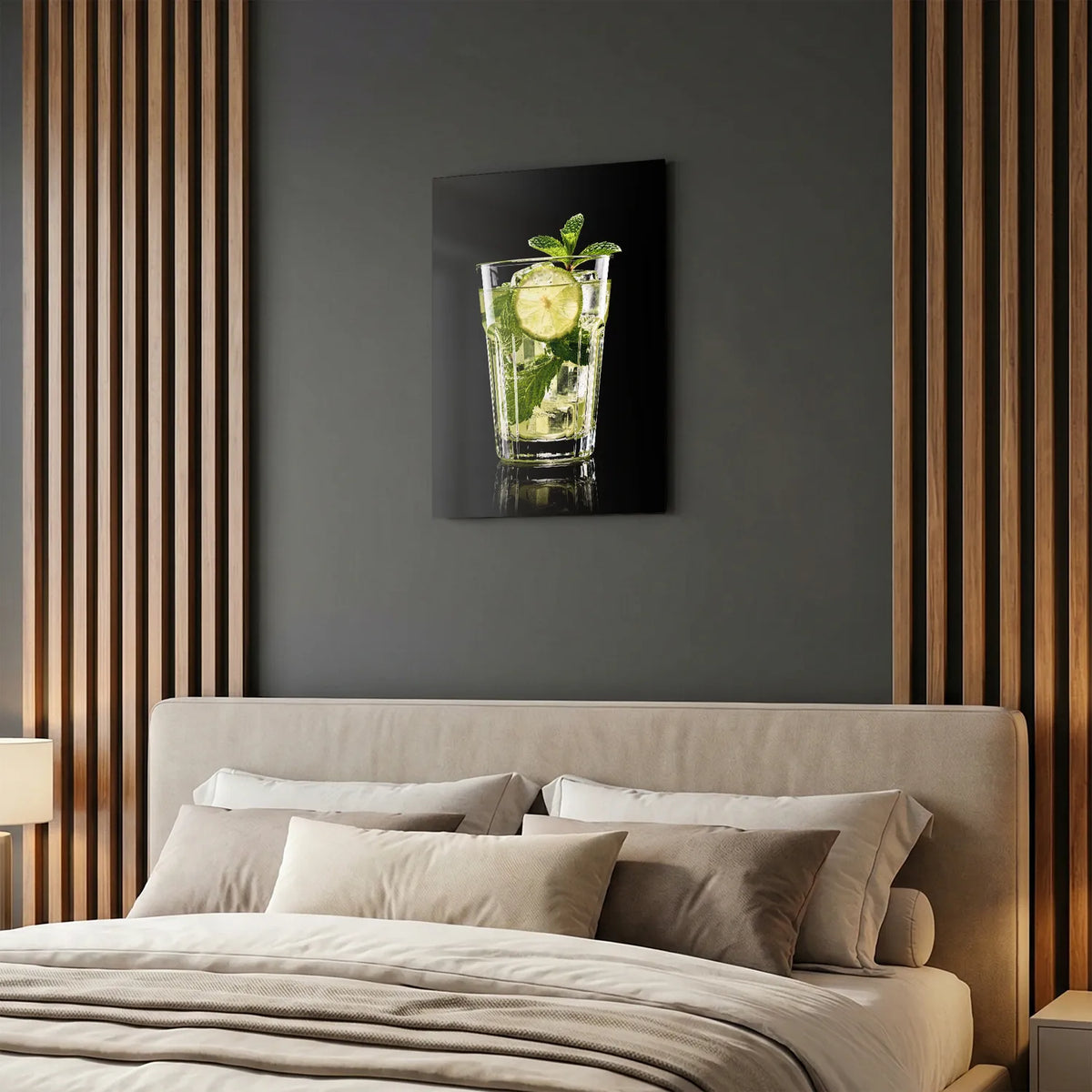 Tableau Mojito | en Métal Format A3