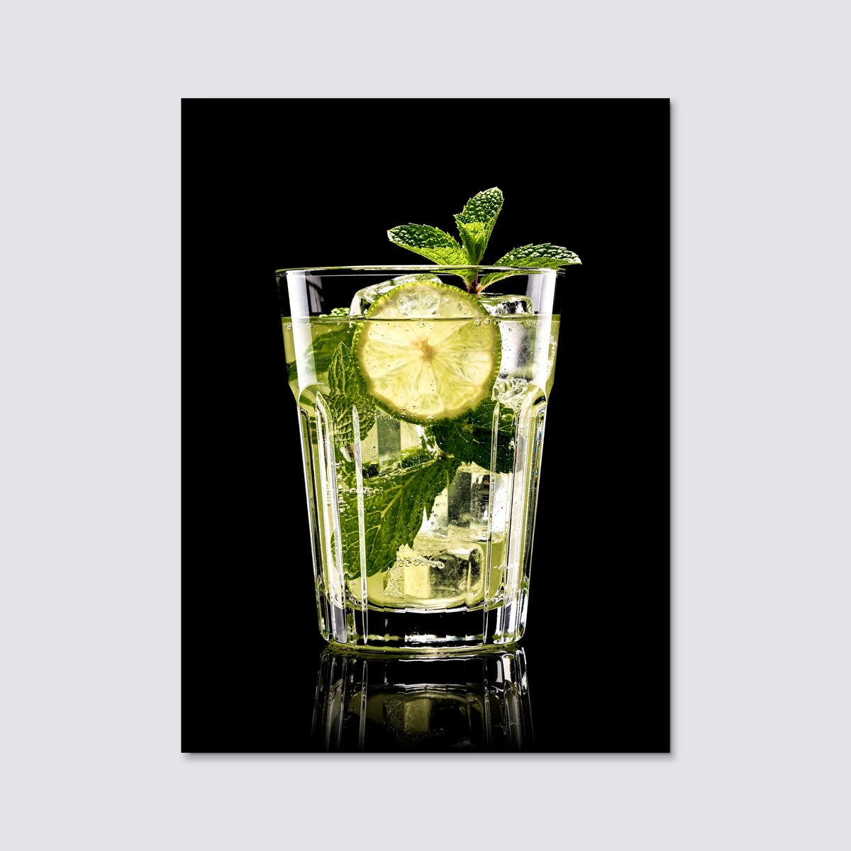 Tableau Mojito | en Métal Format A3