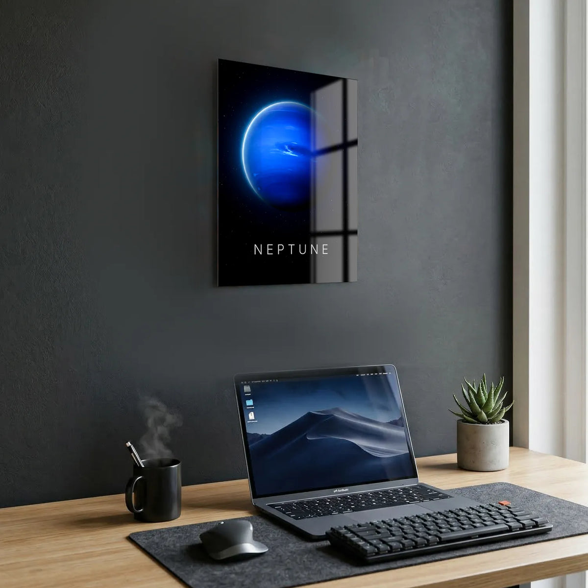 Tableau Neptune | en Métal Format A3